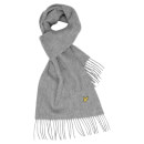 Lambswool Scarf - Mid Grey Marl