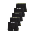 Men's 5 Pack Plain Underwear Gift Box - True Black