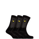 Men's 3 Pack Tubular Socks - Hamilton - True Black