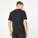 11 Degrees Archie H Panel Piping Short Sleeve T-Shirt – Black