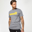 11 Degrees Chest Print Short Sleeve T-Shirt – Charcoal