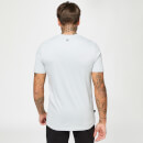Chest Print Short Sleeve T-Shirt – Titanium Grey