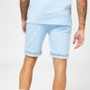 Shorts con Cinta - Azul Polvo