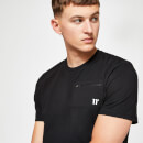Zip Pocket Short Sleeve T-Shirt – Black