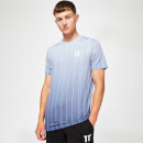 11 Degrees Fade Stripe Short Sleeve T-Shirt – Blue