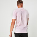 11 Degrees Archie H Panel Piping Short Sleeve T-Shirt – Light Pink