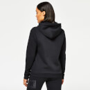 11 Degrees Women's Box Graphic Pullover Hoodie - Black