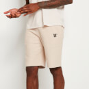 Oversized Shorts – steinfarben