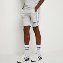 Markenstreifen-Shorts – weißgrau/weiß