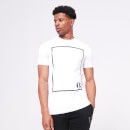 11 Degrees Eleven Box Back Print T-Shirt – White