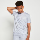 11 Degrees Junior Fade Print Poly T-Shirt - Vapour Grey