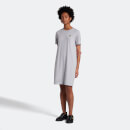 Women's T-Shirt Dress - Light Grey Marl