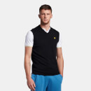 Men's V Neck Vest - Jet Black