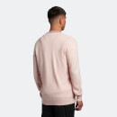 Men's Golf Player Knitted Cardigan - Free Pink