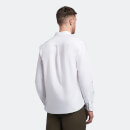 Men's White Oxford Shirt - White