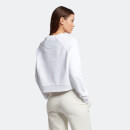 Women's Cropped Sweatshirt - White