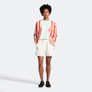 Women's Garment Dye Sweat Shorts - ECRU
