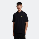 Men's Casuals Jersey Polo Shirt - Jet Black
