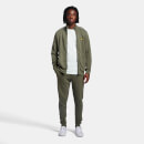 Men's Sweatpant with Contrast Piping - Cactus Green