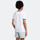 Women's Ringer T-Shirt - White/Electric Cobalt