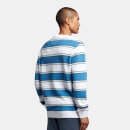Broad Stripe Crew Neck Sweatshirt