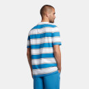 Men's Broad Stripe T-Shirt - Spring Blue/White