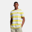 Men's Broad Stripe T-Shirt - Sunshine Yellow/Ice