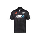 Kids NZ Cricket Replica ODI Shirt in Black