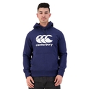 MENS LOGO OVER THE HEAD HOODIE - NAVY