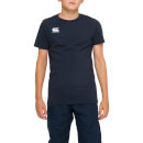 Kids Crew Neck Logo T-Shirt in Navy