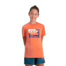 Kids Fundamentals Axis Short Sleeve T-Shirt in Coral