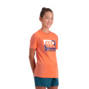 Kids Fundamentals Axis Short Sleeve T-Shirt in Coral
