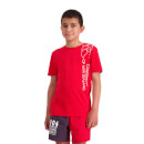 Kids of NZ Print T-Shirt in Red