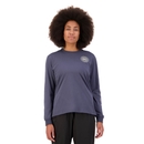 WOMENS OF NZ LONG SLEEVE T-SHIRT IN GREY