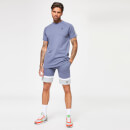 11 Degrees Oversized Taped Short Sleeve T-Shirt – Twister Grey