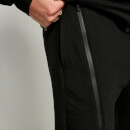 Pantalón de chándal con detalle de cremallera – Negro