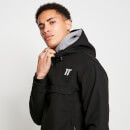 Soft Shell Over The Head Jacket – Black