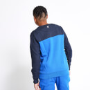 Markenstreifen-Sweatshirt – dunkelblau/himmelblau