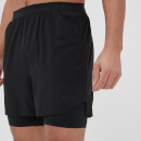 MP Men's Composure 5 Inch 2 In 1 Shorts - Black - XXS