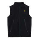 Lyle & Scott Kids Double Zip Packable Gilet - Black