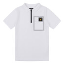 Lyle & Scott Kids Heat Sealed Pocket Polo - Bright White