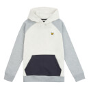 Lyle & Scott Kids Colour Block BB Oth Hoodie - Light Grey Marl
