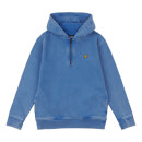 Lyle & Scott Kids Acid Wash BB Quarter Zip - Star Sapphire
