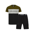 Men's Steven Lounge Set - Black/Dark Olive