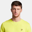 Men's Crew Neck Sweatshirt - Electric Yellow
