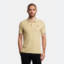 Men's Tipped Polo Shirt - Natural Green/ White