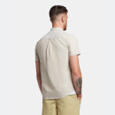 Men's SS Oxford Shirt - Natural Green/ White