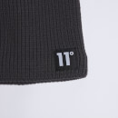 Fleece Lined Knitted Beanie – Charcoal