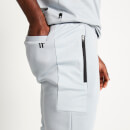 Pantalón de tejido mixto Regular Fit – Gris Titanio