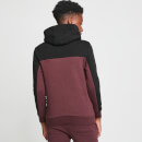 Taped Pullover Hoodie – Mulled Red / Black